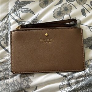 Kate Spade Brown Wristlet